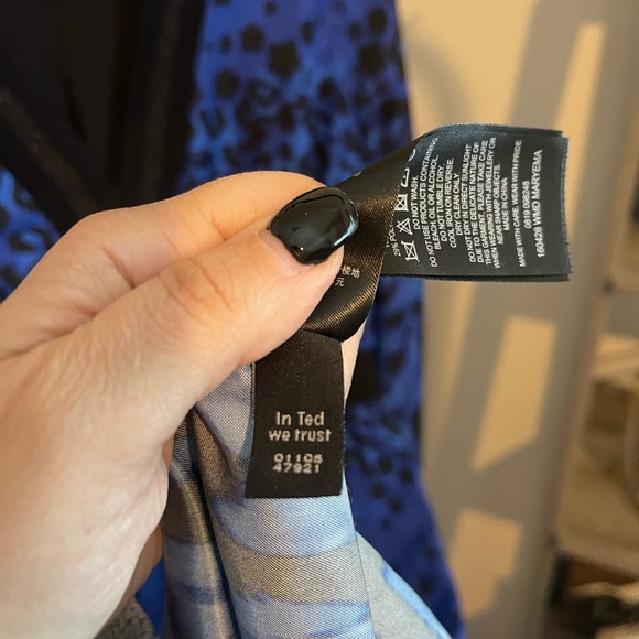 EUC Ted Baker Maryema Topaz Print Leopard Midi Dress - Picture 12 of 14